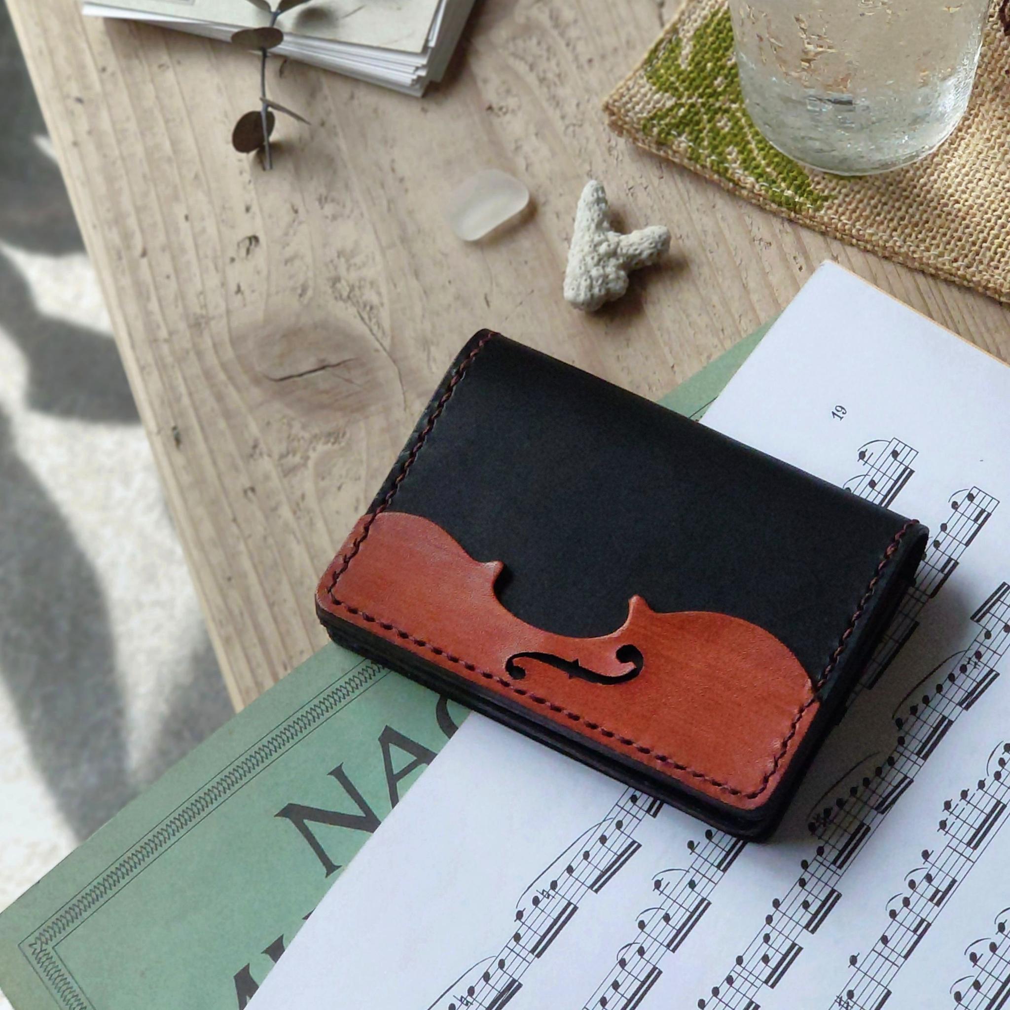 《限定》春の福袋【純銀糸弦のバイオリンスマホポシェット＆バイオリン名刺ケース】2点セット※袋ラッピング無料 | 12枚目