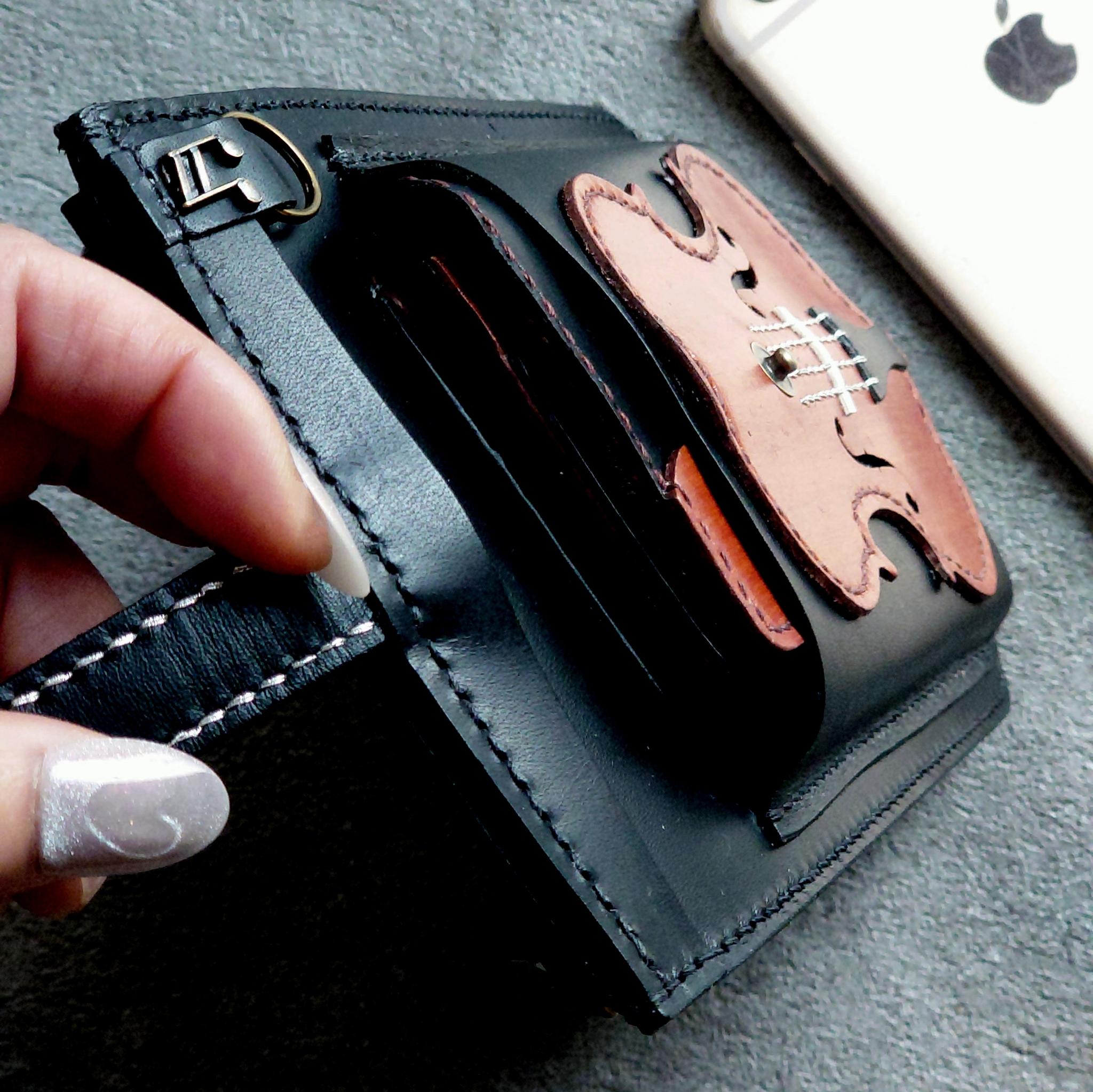 《限定》春の福袋【純銀糸弦のバイオリンスマホポシェット＆バイオリン名刺ケース】2点セット※袋ラッピング無料 | 5枚目